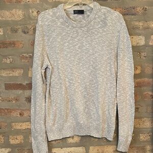 GAP Men's Heather Cream Crewneck Sweater